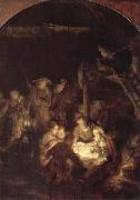 Rembrandt, The Adoration of the Shepherds